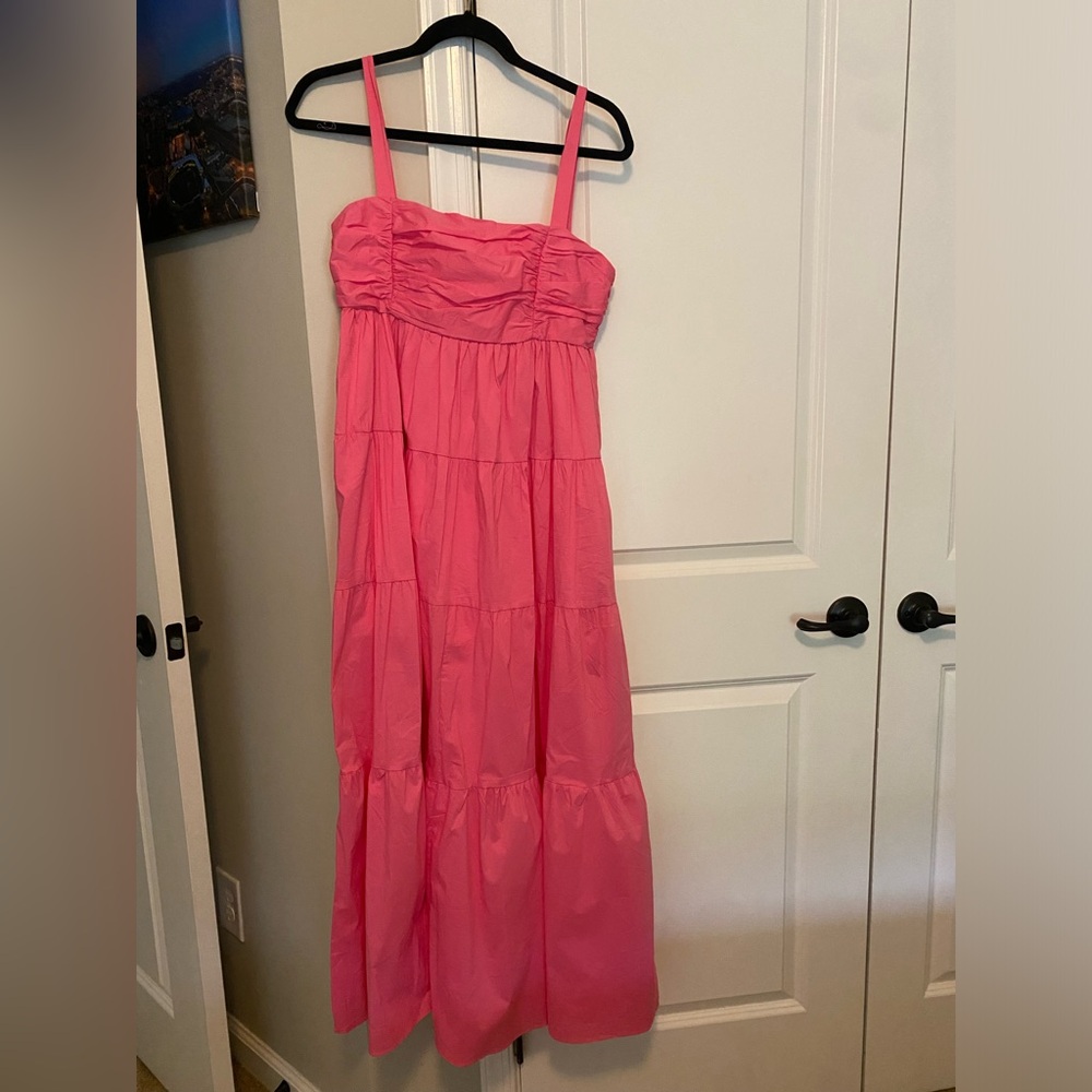 Pink maxi dress